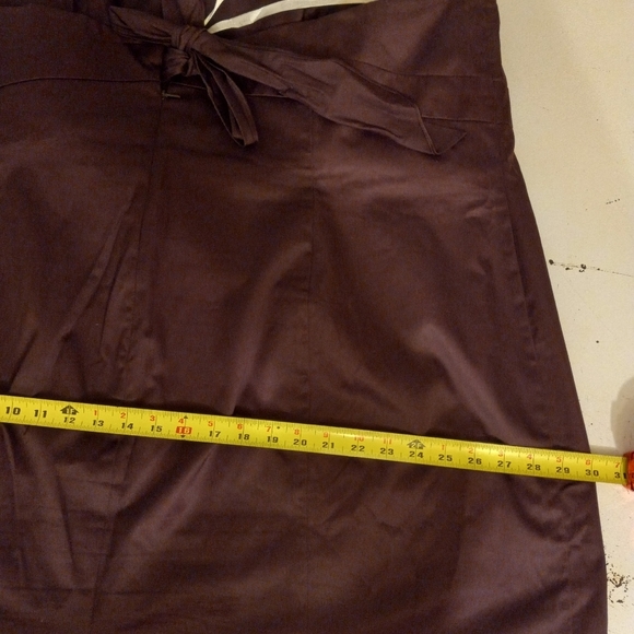 David's Bridal 2Pc Strapless Halter Dress & Wrap Brown Bridesmaid Size 26/50 - Picture 13 of 13